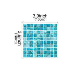 OUTANA 10片/包 PVC自粘装饰瓷砖贴纸，可移除可裁剪花卉图案DIY瓷砖贴花，适用于家居装饰，可用于橱柜、餐桌、客厅、卧室、浴室、办公室、健身房等场所。 - 多款 - 查看 13