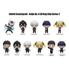 Crunchyroll Official Licensed Kaiju No. 8 3D Foam Bag Clip, Anime Mystery Figure Keychain, Collectible Bag Charm For Fans Random One - Baby Blue - View 3