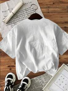 Women T-Shirts - [White] - View 2