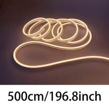 39.6in - 196.85in USB Powered LED Neon Light Strip, Flexible Warm White/Cool White Lighting For Bedroom, Kitchen, Living Room, Cabinet, Wardrobe, Desk, Wall, Party, Wedding, Halloween, Christmas Decor - Warm Light - View 15