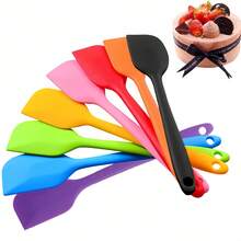 2/3pcs Silicone Spatula Set, All-In-One Cake Scraper, Mini High Heat Resistant Butter Knife - Multicolor - View 2