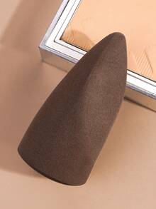 MAANGE 10pcs Reusable Asymmetrical Soft Powder Puff Makeup Sponges, Suitable For Daily Foundation Liquid And Powder Makeup Tools, Women Cosmetic Accessories - Brown - View 11