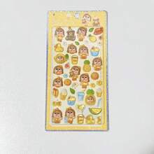 Hasbro Adesivos Cristalinos Sólidos em Relevo 3D - Adesivos DIY - Adesivos Criativos em Relevo 3D - Figuras de Desenhos Animados Fofos e Elementos Únicos de Anime - Adequado para Decorar Telefones, Laptops, Copos, etc. - Multicolorido - Visão 7