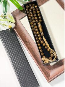Bộ tràng hạt cầu nguyện Hồi giáo cao cấp gồm 51 hạt, lấp lánh, thích hợp để đeo hàng ngày, cầu nguyện, dự lễ hội và làm quà tặng. - Nhiều màu - Xem 8