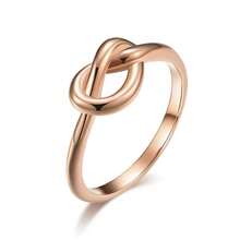 1pc Luxury 304 Stainless Steel Knot Heart Shaped Ring, Unisex Midi/Knuckle Ring, Engagement/Proposal Ring - Ring - View 21