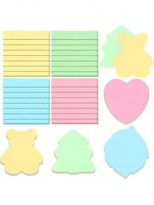1200pcs Transparent Line Sticky Notes, 12 Packs Transparent Line Sticky Notes, Size 3x3 Inches, Aesthetic And Practical, Suitable For School And Office Supplies, Back To School Essential - 3in:3in - View 6