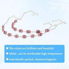 S Falsos Para DientesBraces Kit Wit S And Wire S Para Dientes  Dental Students And Ortic Practice Ro Red - 如圖所示 - 查看 2