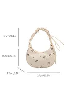 Túi đeo chéo tay nữ thời trang mới năm 2026, kiểu dáng đơn giản tối giản, chất lượng cao, thích hợp cho người đi làm. - trắng - Xem 3