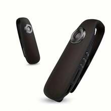 1 pieza Cámara mini HD 1080P portátil (tarjeta SD no incluida) - Recargable, compatible con smartphone, admite tarjeta TF de hasta 128GB - Adecuada para grabación de video, ciclismo, recopilación de pruebas y exploración, batería de 400mAh - Ver 5