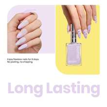 Beetles 15ml Purple Nail Polish 1Pcs - Light Purple Romantic Lilac Fast Drying & Long Lasting Nail Polish For Nail Salon-Quality Results - 丁香微風 - 查看 4