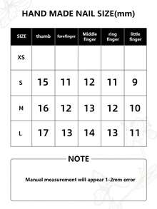 10pcs Y2K Nails Pipe-Shaped Press On Nails Set - Handcrafted, Pink Nails, Black Nails, Blue And White French Tip Nails, Handmade 3D Earphones And 3D Sunglasses, Hand Drawn Green Tea Flower And Shark Design, Hand Drawn Music Elements Nail Art, Sparkling White Bow And Rhinestone Decoration Nail Supplies Handmade Press On Nails - M - 查看 7