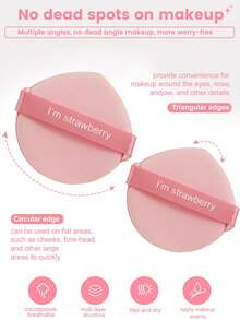 36件套多功能化妆工具套装，包含20支化妆刷、防水化妆包、化妆海绵、粉扑、洁面海绵和刷子清洁器，面部和眼部彩妆全套美容工具 - 粉色 - 查看 7