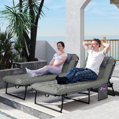 Outsunny Camas plegables para camping
