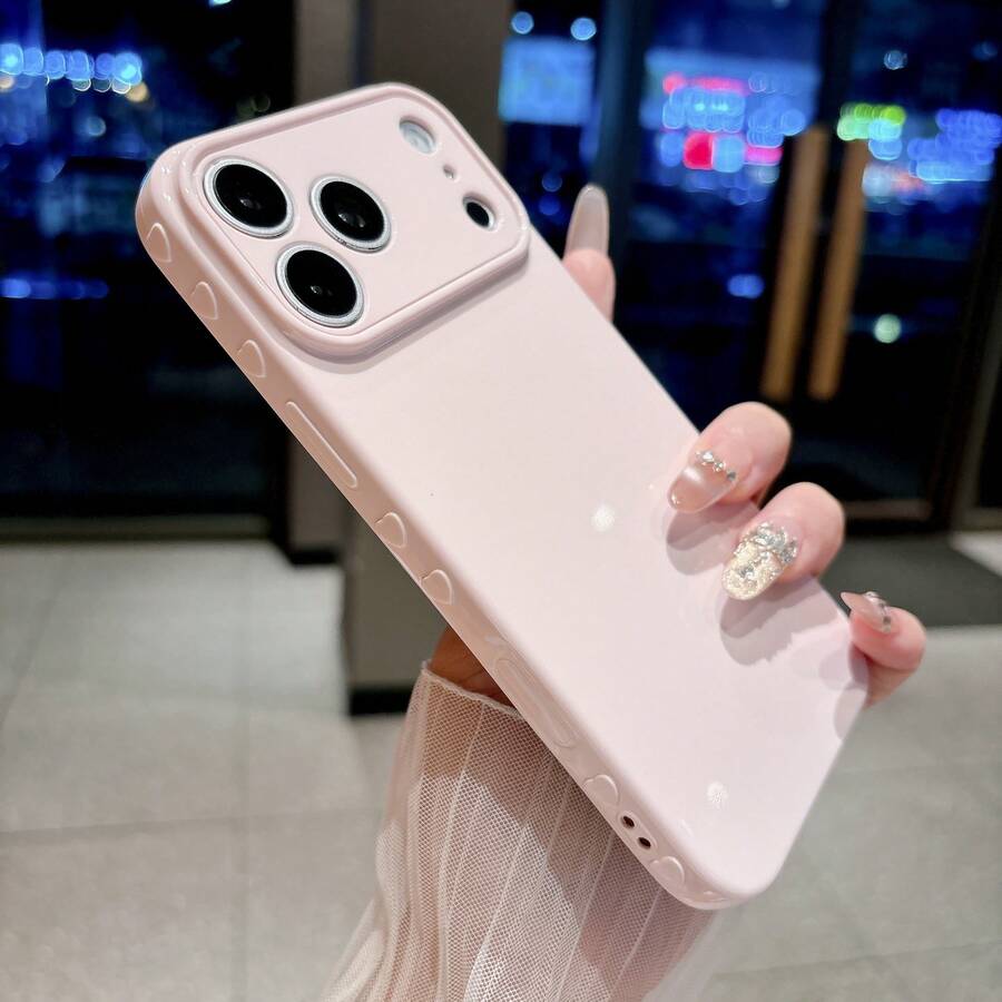 1 chiếc ốp lưng điện thoại hình trái tim có thể thay đổi màu vàng hồng, tương thích với Apple 17 Pro Max/17 Pro/17/Air/16 Pro Max/16 Pro/16 Plus/16/15 Pro Max/15 Pro/15 Plus/15/14 Pro Max/14 Pro/14 Plus/14/13 Pro Max/13 Pro/13/12 Pro Max/12 Pro/12/11/11 Pro Max Candy Shell - Hoa hồng vàng - Xem 1