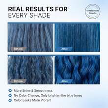 Karseell Blue Hair Color Depositing Mask, Intensely Hydrating Deep Conditioning Treatment, Refreshes Color And Tone 500mL - Blue - View 2