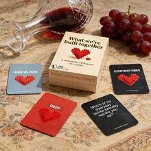 Our "Between Us" Couples Card Game: 3 Categories (Past & Present, Daily Feelings, Deeper Connections) With 180 Meaningful Questions, Suitable For Date Nights Or Travels - Multicolor - View 4