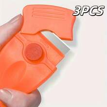 Raspador de pared de acero inoxidable con cubierta protectora, herramienta de cocina no eléctrica para quitar pegatinas y etiquetas, fácil de usar y limpiar - Multicolor - Ver 15