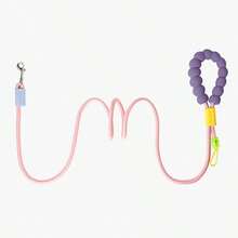 1.85m/6ft Padded Handle Dog Leash, 1cm Thick Reflective Nylon Pet Walking Lead For Medium & Large Dogs - Multicolor - View 9