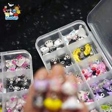 Sanrio Hello Kitty Charms For Jewelry Making, Cute Resin Jewelry Making Kits, Cute Pink Pendant, Shiny/Matte, Suitable For Jewelry, Hairpins And Phone Case Decoration - Charm - View 4