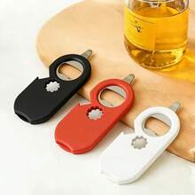1 cái dụng cụ mở nắp chai đa năng 5 trong 1/3 trong 1 bằng thép không gỉ, dụng cụ mở nắp chai từ tính, nam châm dán tủ lạnh, dụng cụ mở nắp chai bia, chai nước ngọt, lọ, dụng cụ vặn nắp, được thiết kế dành cho người già và người có tay yếu. - trắng - Xem 6