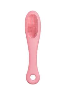1/3 Piezas Cepillo de limpieza facial de silicona, cepillo de limpieza suave para dedos para la nariz y los poros, herramienta exfoliante para eliminar puntos negros, removedor portátil de residuos de maquillaje para base, lápiz labial y polvo suelto, esenciales para viajes y dormitorios para estudiantes - Rosa - Ver 3
