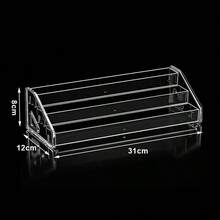 3/4/5/6/7 Layers Acrylic Cosmetic Nail Polish Orgaizer Display Rack Lipstick Perfume Makeup Storage Rack - Clear - View 8
