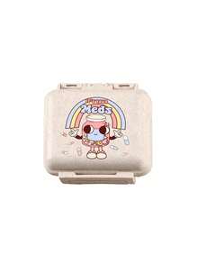 Mini 6-Compartment Portable Pill Box, Medicine Storage Box, Travel Pill Box, Printed With "My Pill Box" And Pill Pattern, 6-Compartment Small Pill Box, Sealed Pill Packaging Storage Box, 6-Day Weekly Pill Storage Box, Travel Essential Pill Box, Daily Vitamin Pill Box, Pocket Pill Box Storage Box, Exquisite Storage Box, Home Essential, Travel Essential - Multicolor - View 13