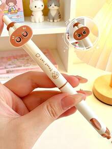 2pcs Funny Siamese Cat Retractable Ballpoint Pens, Blinking Cat Clickable Pens, Cute Expression-Changing Pens, High-Quality, Quick-Drying, Smooth Writing For Studying, 0.5mm Cute Quick-Drying Ergonomic Pens, Creative Cat Expression Switching Ballpoint Pens - Default - View 8