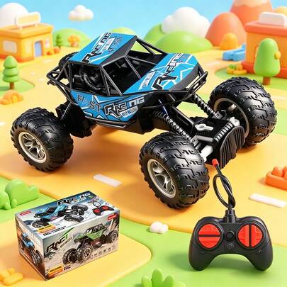 Xe địa hình điều khiển từ xa, xe đồ chơi địa hình ngoài trời, bãi biển, sạc lại được, thích hợp cho các hoạt động của học sinh, lễ hội, trẻ em, quà tặng cho bé trai