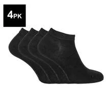 Sock Snob Sock Snob - 4 Pairs Mens Bamboo Breathable Low Cut Ankle Trainer Socks - Black - View 1