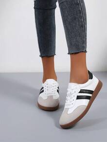 Sneakers For Women Fashion Tennis Shoes Casual Athletic Solid Color Low Top Lace Up Plain Toe Fabric Inner PVC Sole For Outdoor Walking Office Travel Spring Fall Womens Sandals Orange Sandals Flip Flops Wedge Heels For Women Jelly Sandals Women Platform Heels Botas Vaqueras Para Mujeres Jelly Sandals Birkenstocks Sandalias De Plataforma Mujer Zapatillas Sandalias De Tacón Zapatos De Vestir Mujer Tacones De Mujer Elegantes Zapatos Elegantes De Mujer Zapatillas Para Mujer Zapatillas Elegantes De Mujer\For Regular Foot Types, Just Order Your Usual Sneaker Size - 米色999 - 查看 2