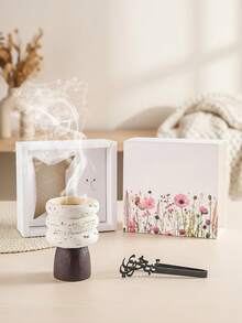 Bộ lư hương tuyệt đẹp với bao bì tinh tế. Đây là vật trang trí nhà cửa đầy phong cách, vừa là máy khuếch tán hương thơm vừa là giá đỡ hương, đồng thời là vật trang trí bàn làm việc trong tháng Ramadan. Sản phẩm lý tưởng cho phòng khách, phòng ngủ, phòng tập yoga và không gian thiền định. Lư hương độc đáo này được thiết kế dành cho những người yêu thích hương thơm và là món quà lễ hội hoàn hảo dành cho bạn bè thân thiết và bạn nữ. - 3267+ clip - Xem 5