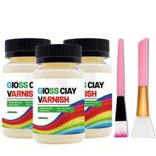 1/2/3 Chai 150ML Sơn bóng cho đất sét tự khô, men đất sét, sơn bóng đất sét, sơn bóng cao cấp, bền lâu, đa dụng, bóng mượt - màu sắc - Xem 12