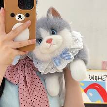 Kids Dolls - Ragdoll Cat Brown and Blue Bow Bib - View 4