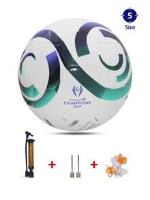 1pc Official Molten F5N1000 Football Size 4 Size 5 TPU Leather Training Soccer Ball Durable Classic White And Blue Color Soft Ball With Free Pump Air Needles And Net Bag Explosion Proof High Elasticity Goal Gift Ideal For Men Women Outdoor/Indoor Sports Competition Match And School Games - Blue - View 18
