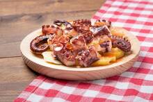 COSHANO 6x Plato de madera para pulpo, pizza, charcuteria, quesos, tapas, entrantes, vajilla para comida, tabla de picar (6x 16cm) - Marrón - Ver 3