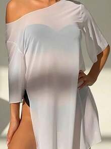 New Women's European And American Beach Chiffon Robe, Casual Swimsuit Cover Up, Versatile Sunscreen Dress,Accessories,Travel Essential - Multicolor - View 8