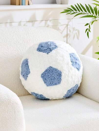 1 chiếc gối trang trí hình quả bóng đá, gối tròn hình quả bóng đá cho World Cup 2026, gối sofa sang trọng, gối trang trí phòng ngủ, quà tặng tiệc tùng.