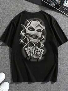 Dam-T-shirts - Svart - Visa 3