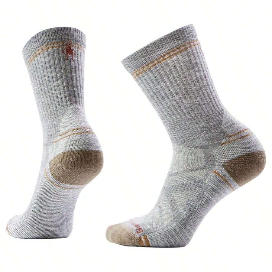 Smartwool Hike Light Cushion Crew Sock - Women's | - Light Gray / White - View 1