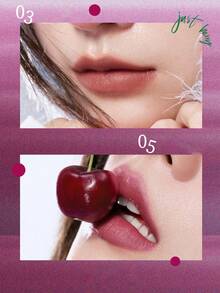 Little Ondine Hydrating Matte Lip Mud, Watery Velvet Texture, Lightweight Blurring Effect, Highly Saturated Berry Color Palette, Non-Drying Long-Lasting Non-Fading, Suitable For Beginners, Gift Set 2.5g/0.088oz - 05 - View 6