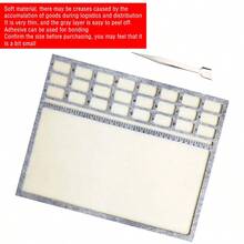 KLONKEE Estera de cuentas, suave y estable, escala en centímetros, rejilla independiente, conveniente y práctica, adecuada para la fabricación de joyas y el enhebrado de cuentas DIY - Multicolor - Ver 15