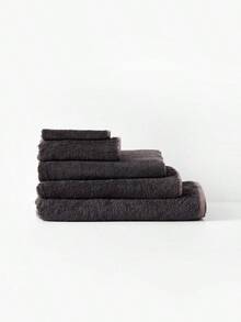 Linen House Nara Charcoal 40x60cm Hand Towel - Green - View 5