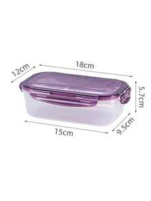 Rectangular Food Storage Container, Microwave & Fridge Plastic Lunch Box, Transparent Airtight Seal Meal Prep Container, Modern PP Rectangular Design, Kitchen Food Storage Box, Suitable For Fridge & Microwave - View 11