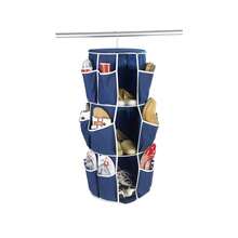 Avilia Porta Scarpe Rotondo Appendiabiti 3 Piani - Blu - Visualizzare 3