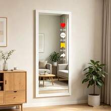 1 pieza Adhesivo de espejo creativo, adhesivo motivacional autoadhesivo, adecuado para espejo de Body entero en dormitorio, gabinete de baño, entrada, sala de estar, decoración del hogar, luneta trasera del automóvil, adhesivo decorativo para espejo - Estilo A - Ver 3
