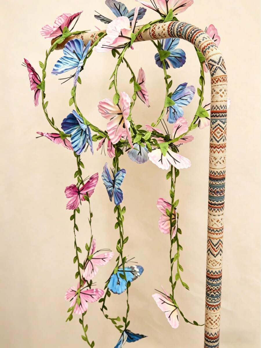 1 chiếc băng đô cài tóc hình hoa bướm 3D phong cách Boho nguyên bản, vòng hoa cài tóc tua rua dài cổ điển dành cho đám cưới, kỳ nghỉ biển, lễ hội, tiệc tùng, phù dâu, chụp ảnh, phụ kiện tóc cho phụ nữ và bé gái, băng đô cài tóc, vương miện cài tóc, du lịch, sinh nhật. - Nhiều màu - Xem 1