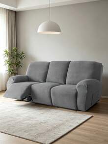 Vỏ bọc ghế tựa chống thấm nước, vỏ bọc ghế sofa ngả lưng, họa tiết lá jacquard, 1 chiếc. - Màu Xám nhạt - Xem 9
