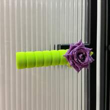 Realistic Rose Flower Doorknob Cover, Decorated With Rose Water, Suitable For Decorating House/Office Doors, Wedding Anniversaries And More. Features Include Anti-Static, Anti-Collision, Warm Protection For Cold Regions - Green Doorknob Gloves - View 5