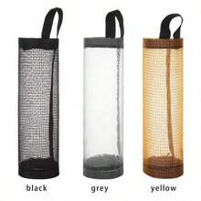 1pc Plastic Bag Dispenser, Wall-Mounted Home Storage Rack, Suitable For Kitchen, Summer Beach Party, Food, Camping, Room Decor, Kitchen Accessories, Wall-Mounted Multi-Pocket Storage Rack, Can Be Used To Store Shoes, Plastic Bags, Trash Bags, Kitchen, Home Entryway, Closet Space-Saving Practical Storage Bag, Durable Fabric Storage Solution, Suitable For Food Pantry - View 8
